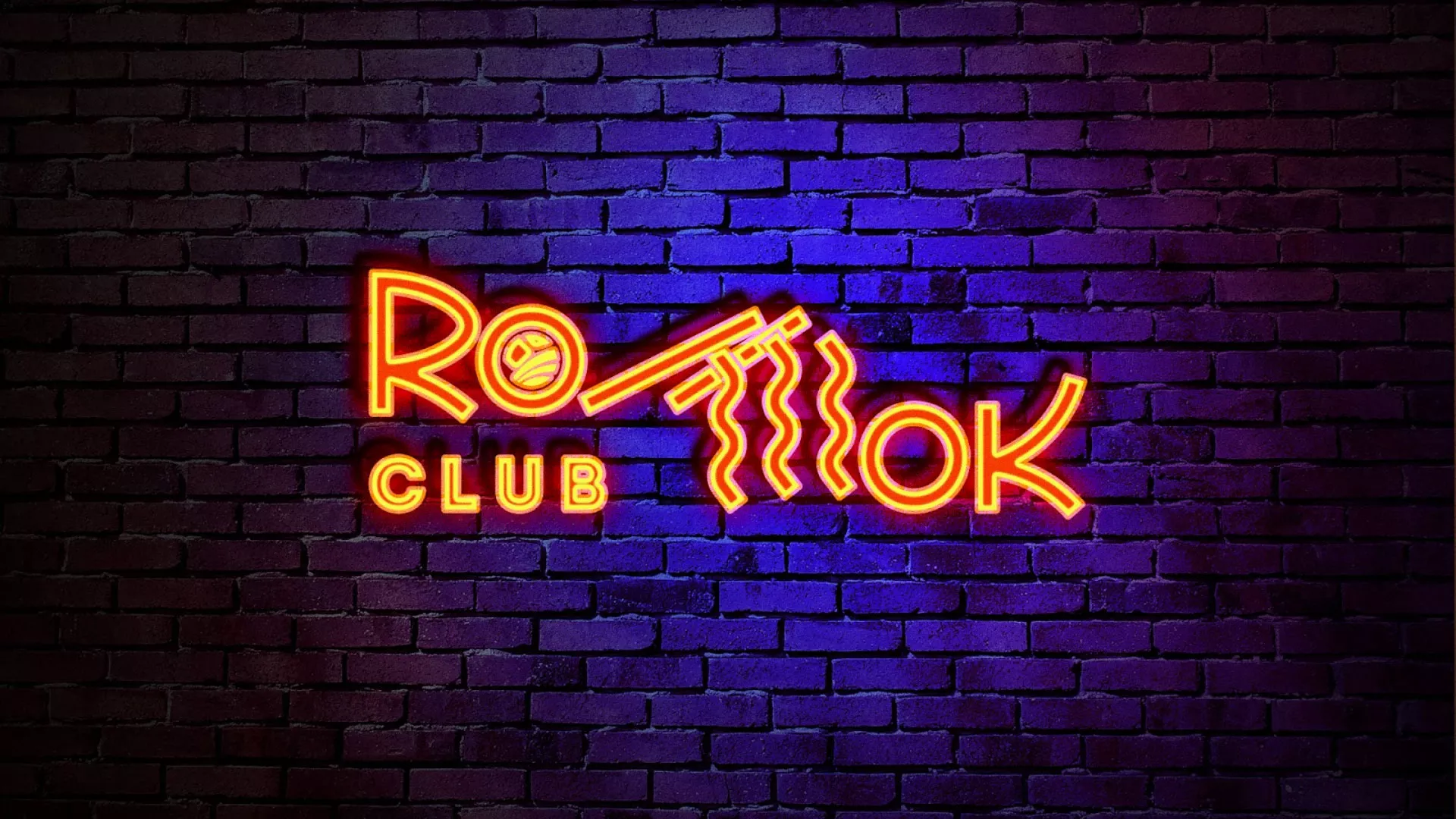 Разработка интерьерной вывески суши-бара «Roll Wok Club» в Кяхте